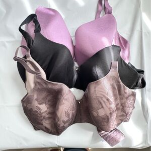 Black and Purple Seamless Bras Intimates & Sleepwear
